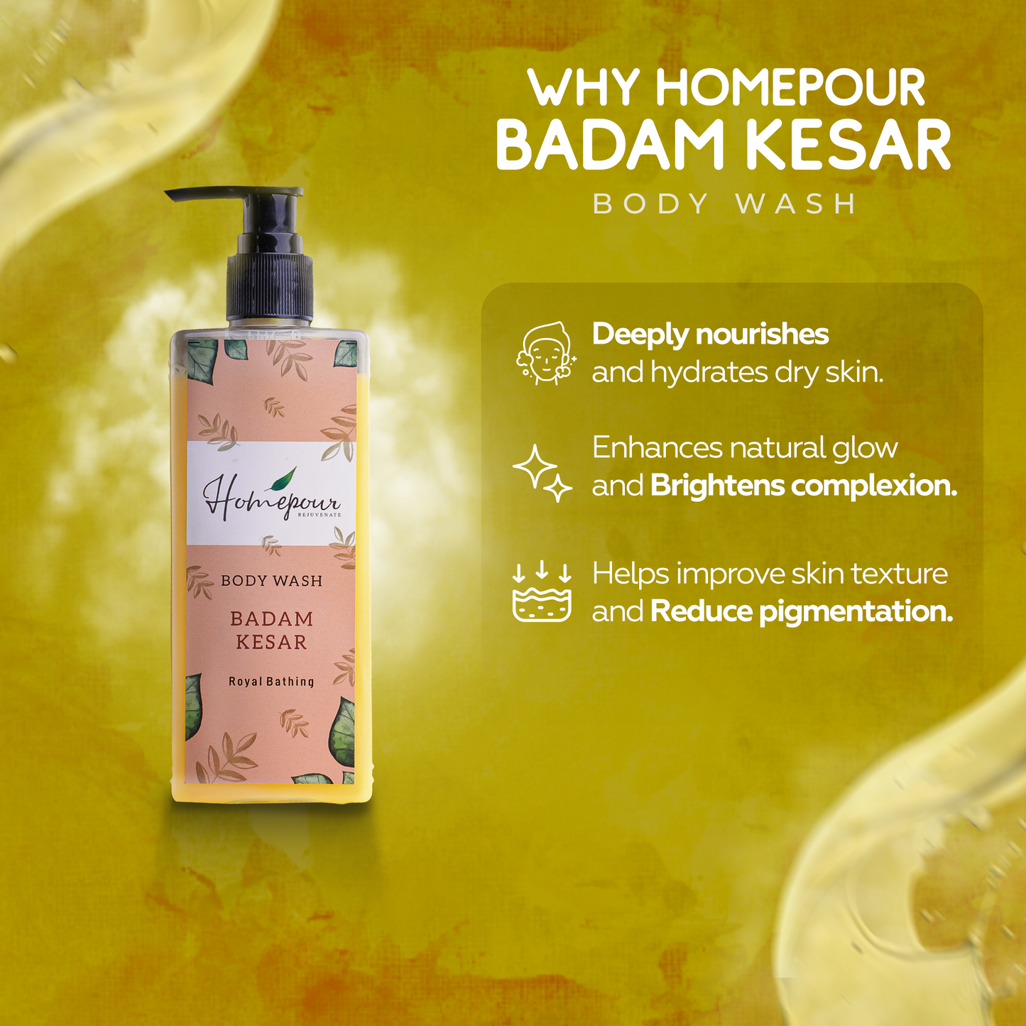 Badam Kesar Body Wash