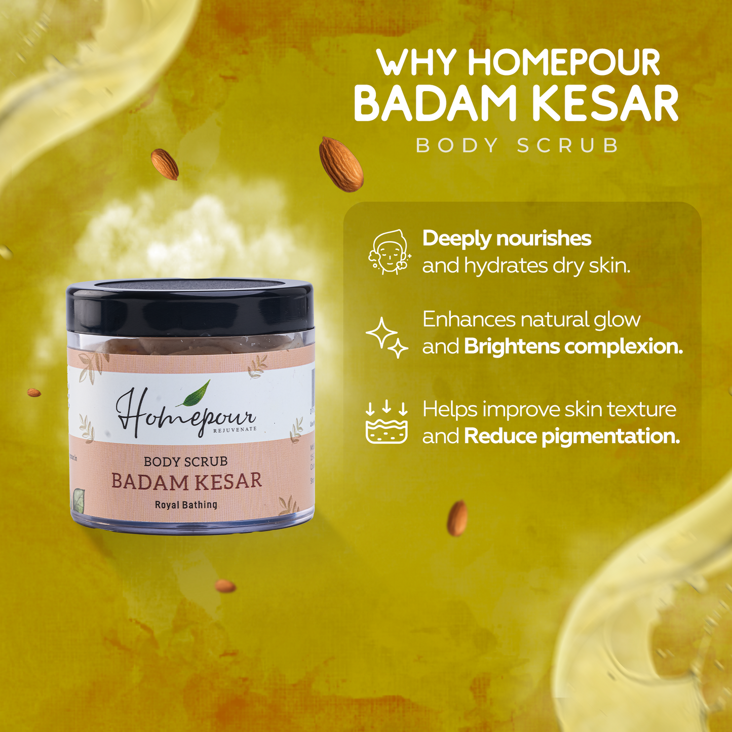 Badam Kesar Scrub