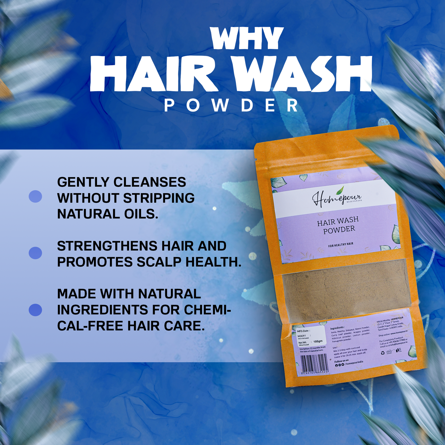 Hair Wash Powder