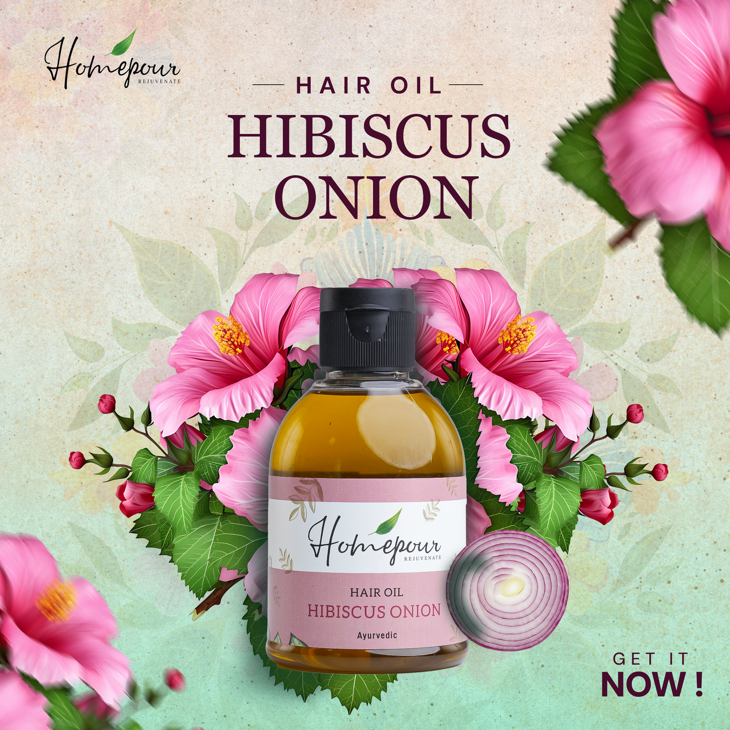 Hibiscus Onion Oil