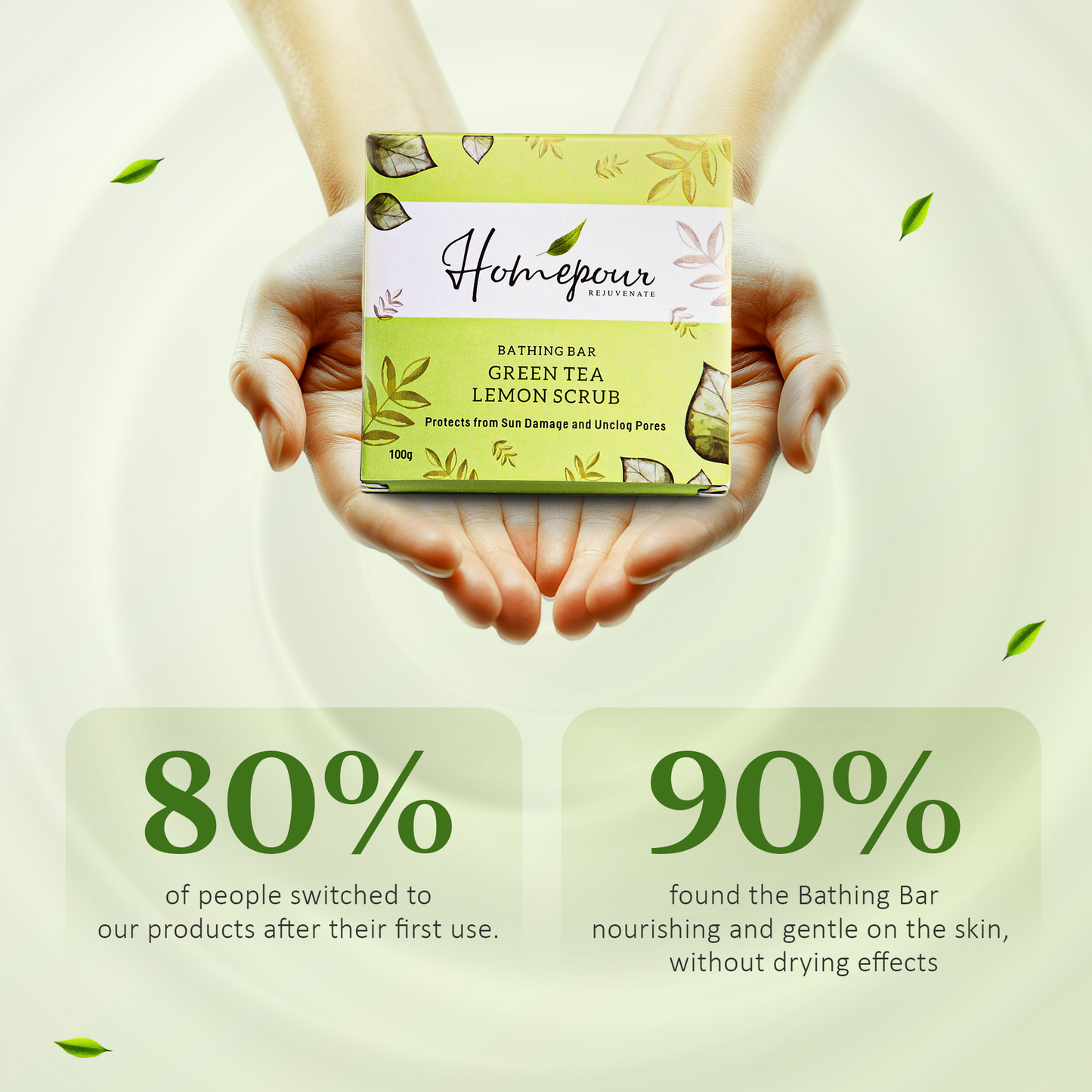 Green Tea Lemon Scrub Soap