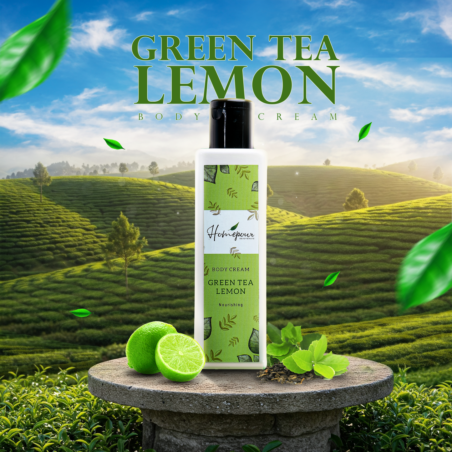Green Tea Lemon Body Cream