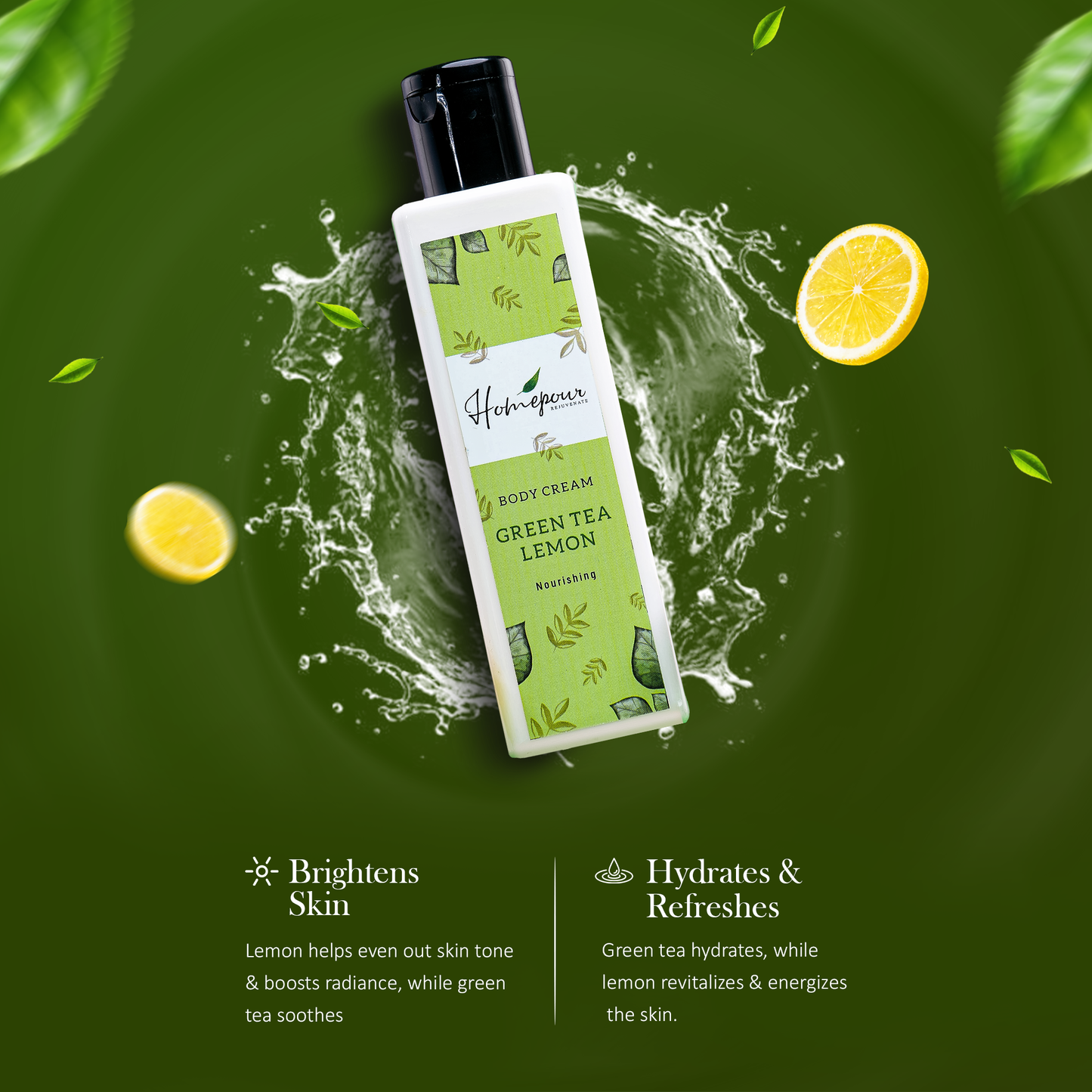 Green Tea Lemon Body Cream