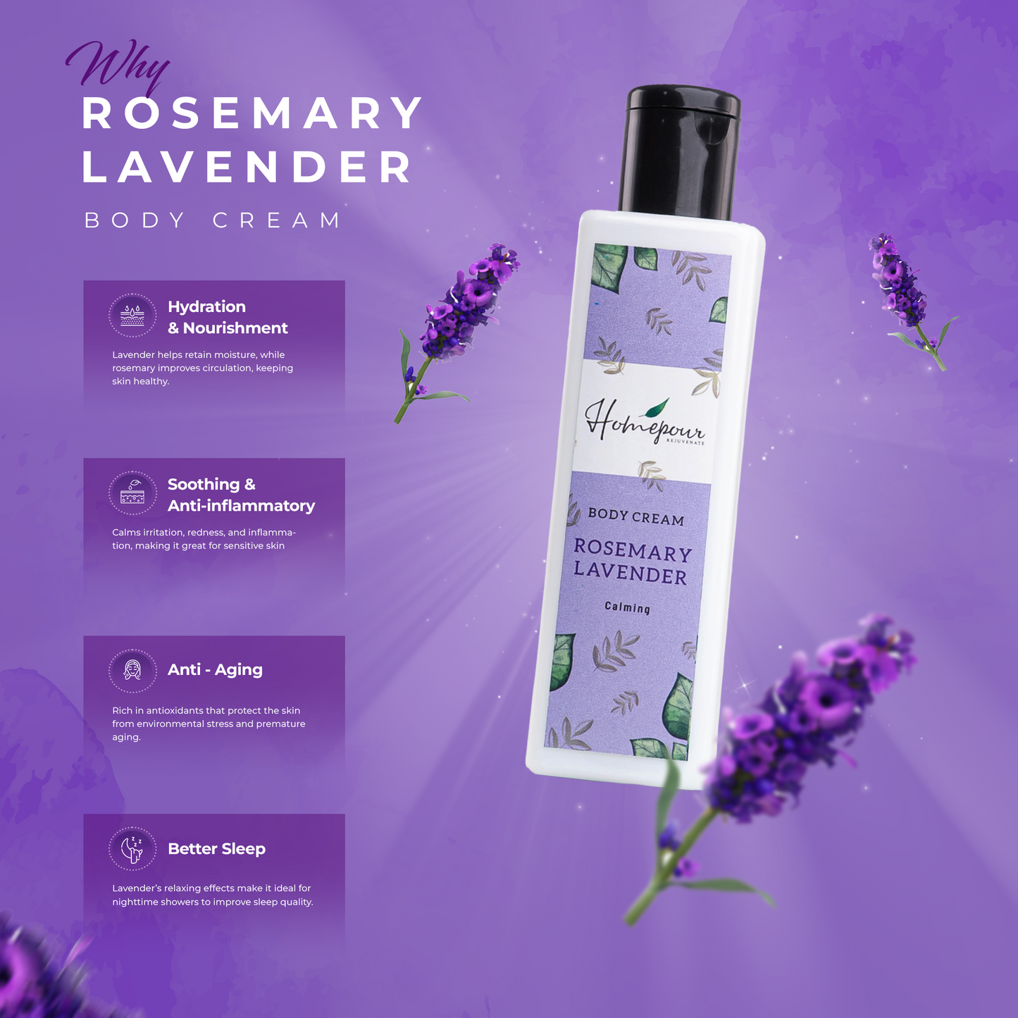 Rosemary Lavender Body Cream