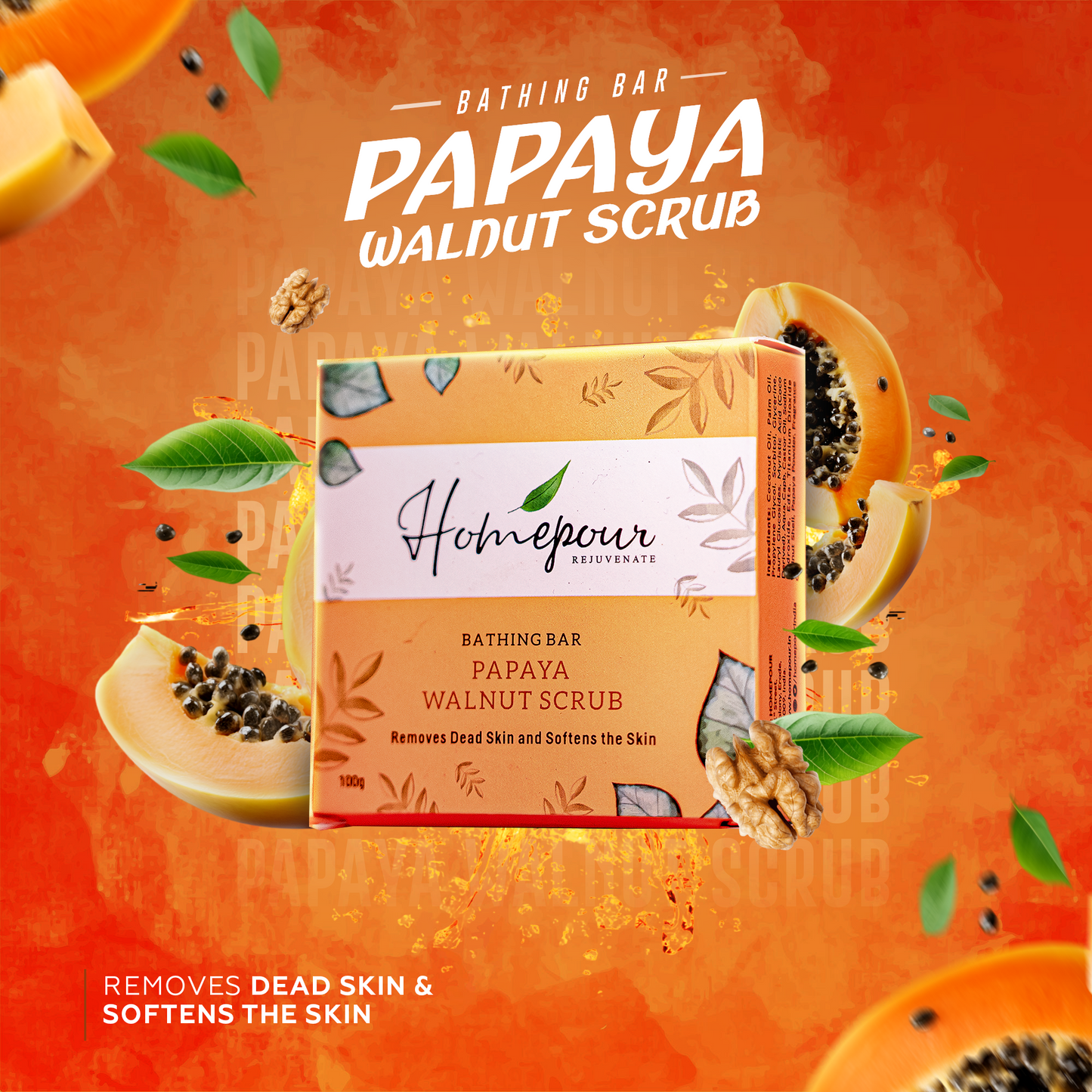 Papaya Walnut Scrub