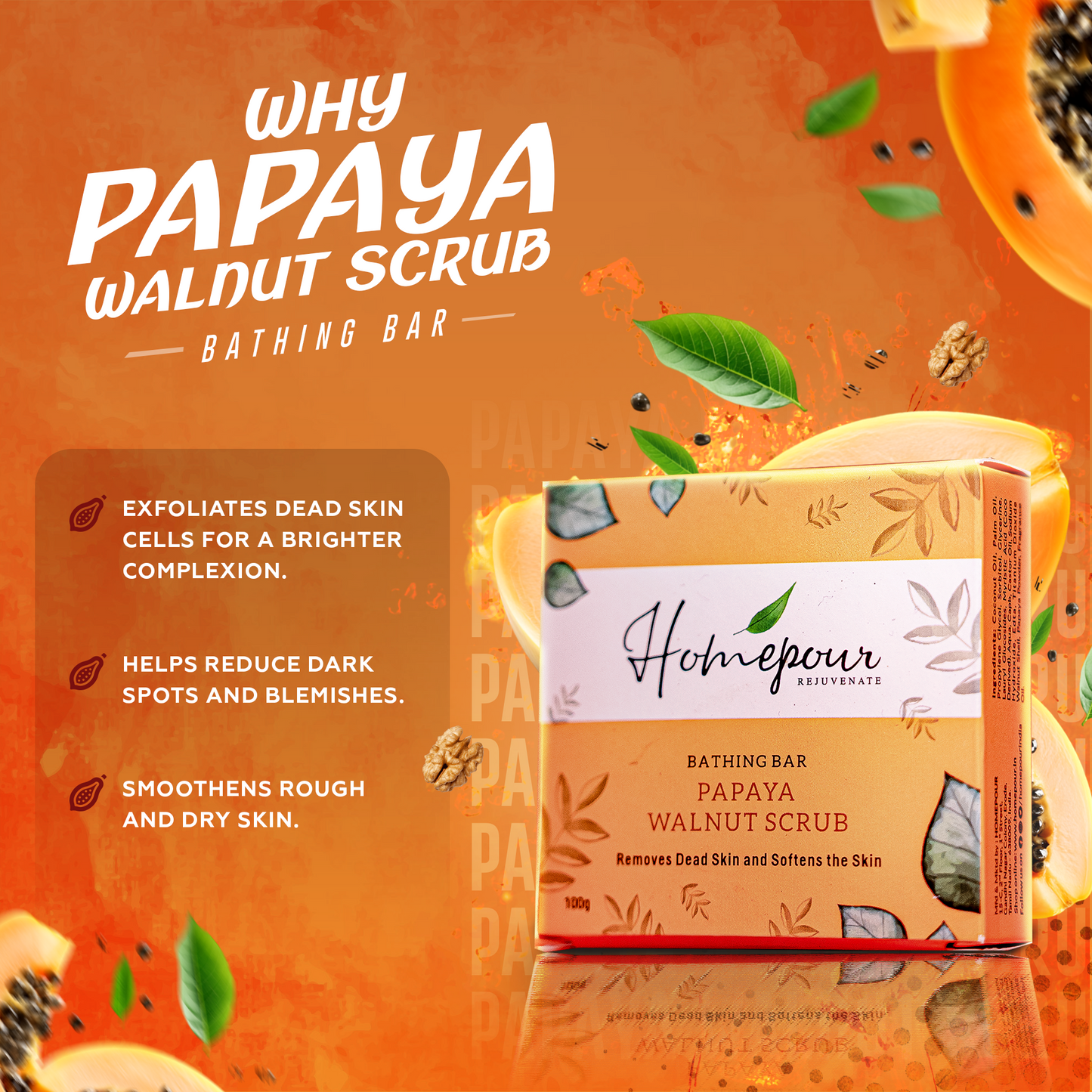 Papaya Walnut Scrub