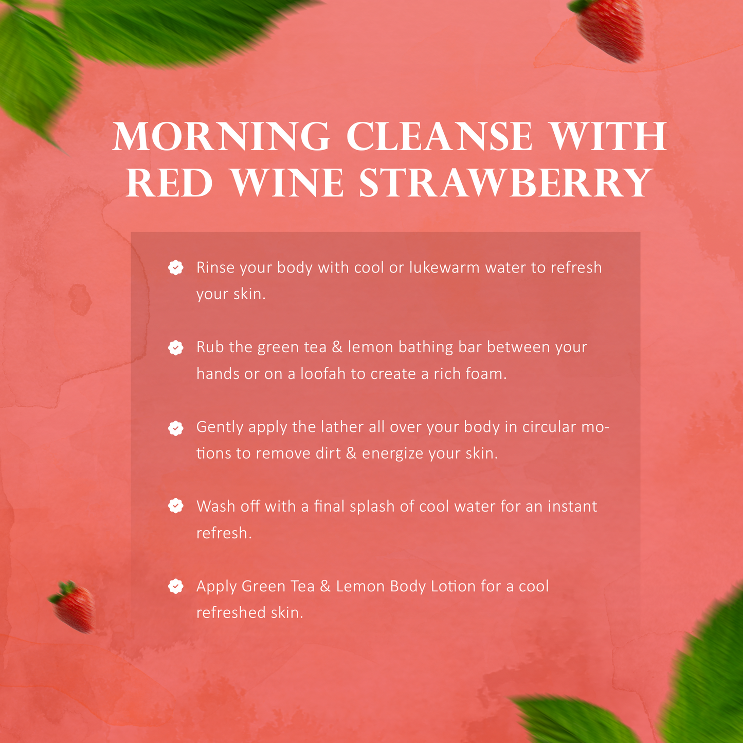 Red Wine Strawberry Scrub