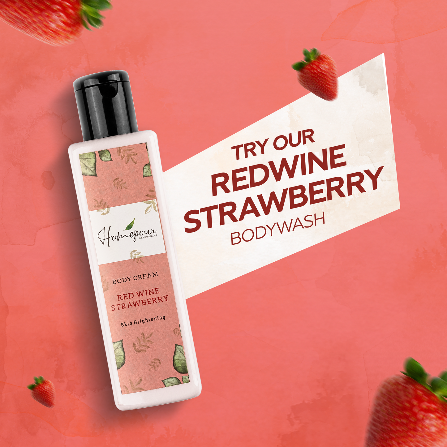 Red Wine Strawberry Body Cream