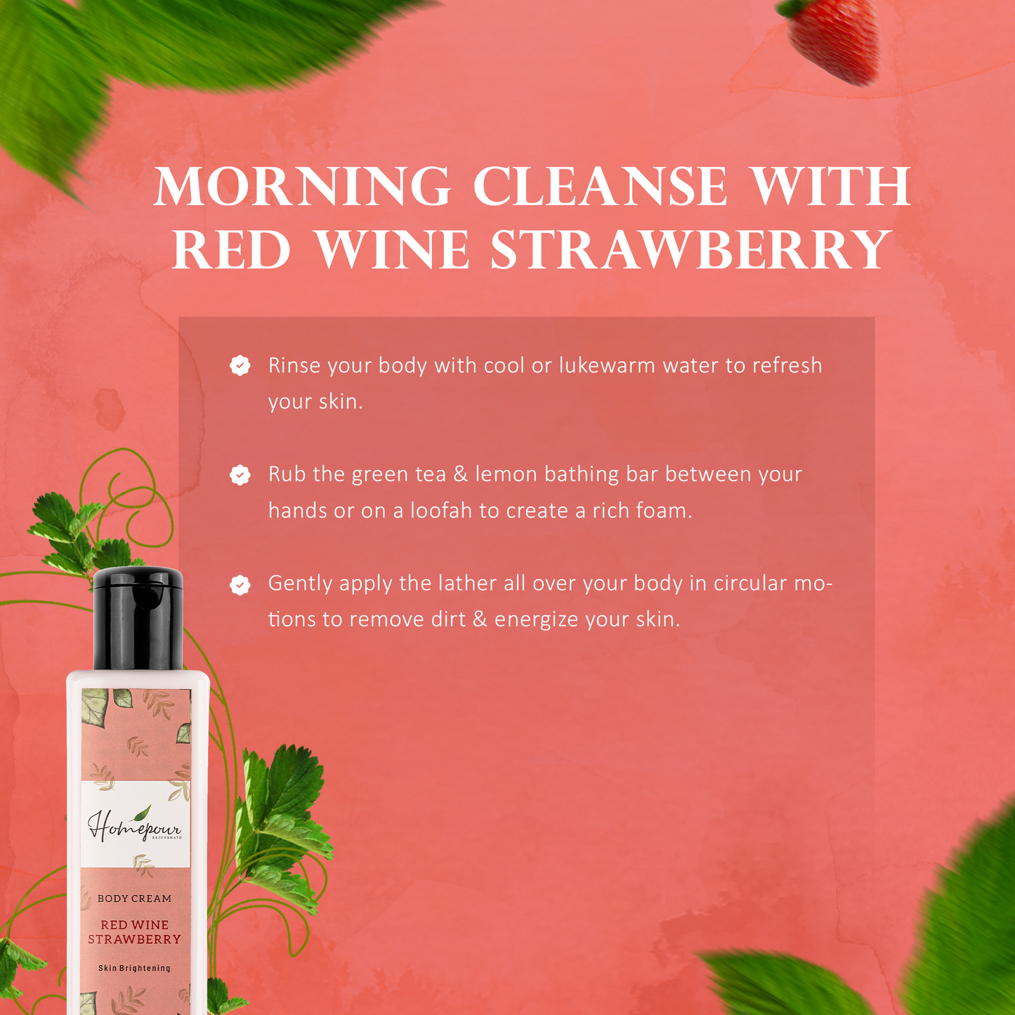 Red Wine Strawberry Body Cream