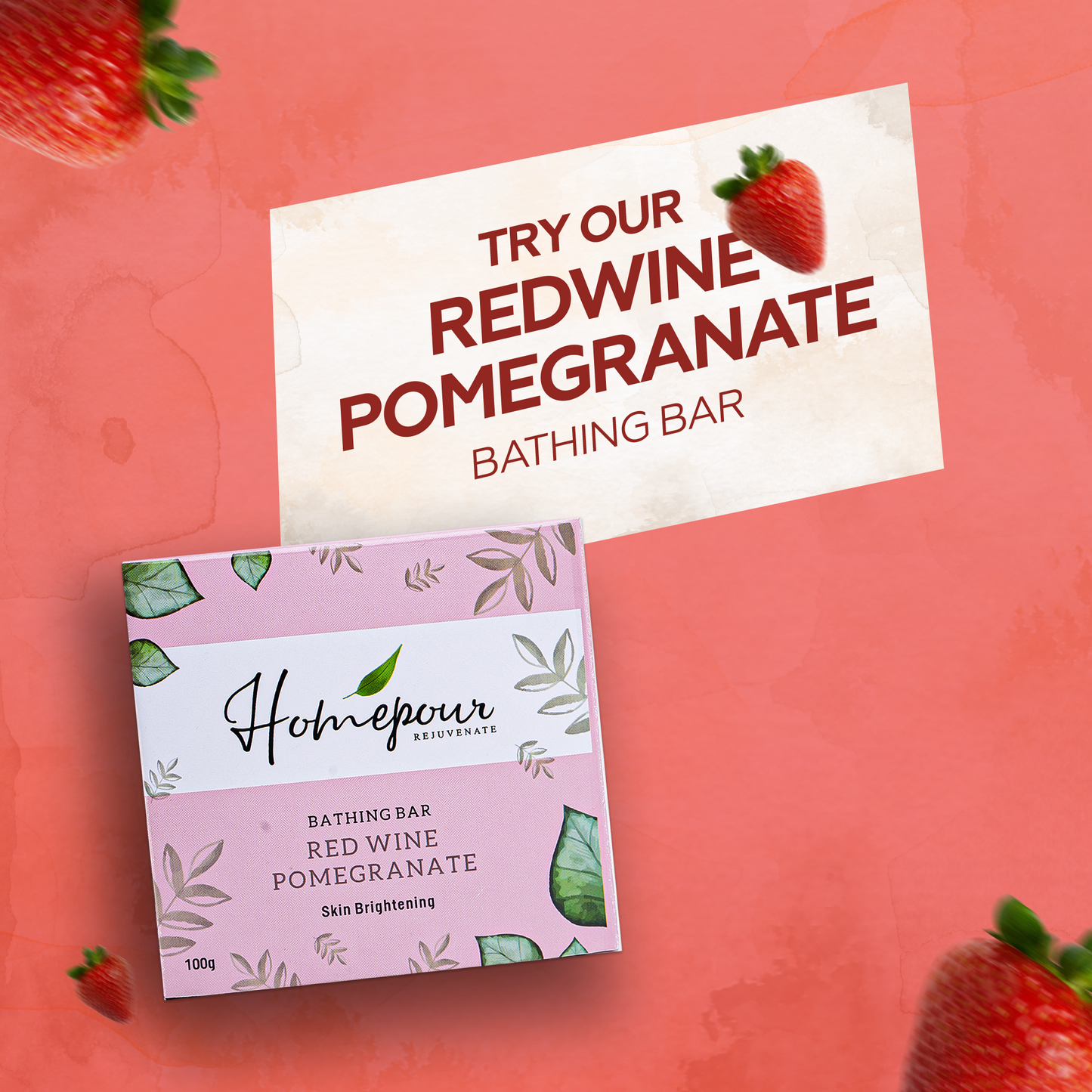 Redwine Pomegrante Soap