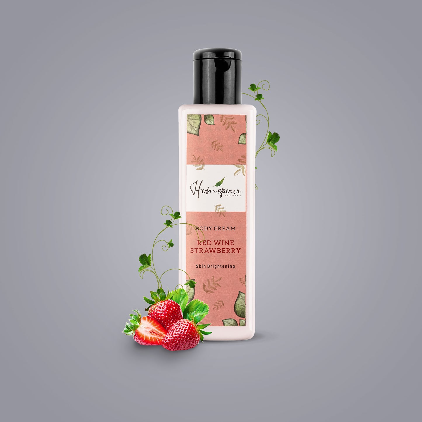 Red Wine Strawberry Body Cream