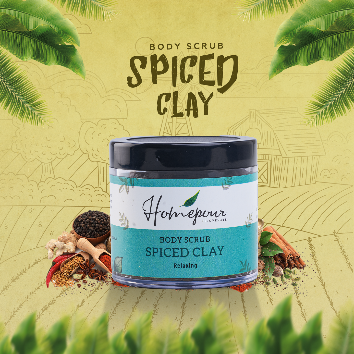 Spiced Clay Scrub