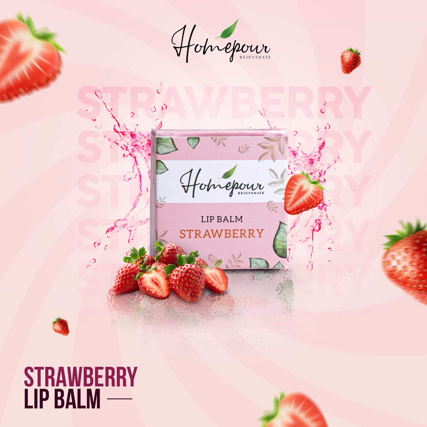 Strawberry lip Balm