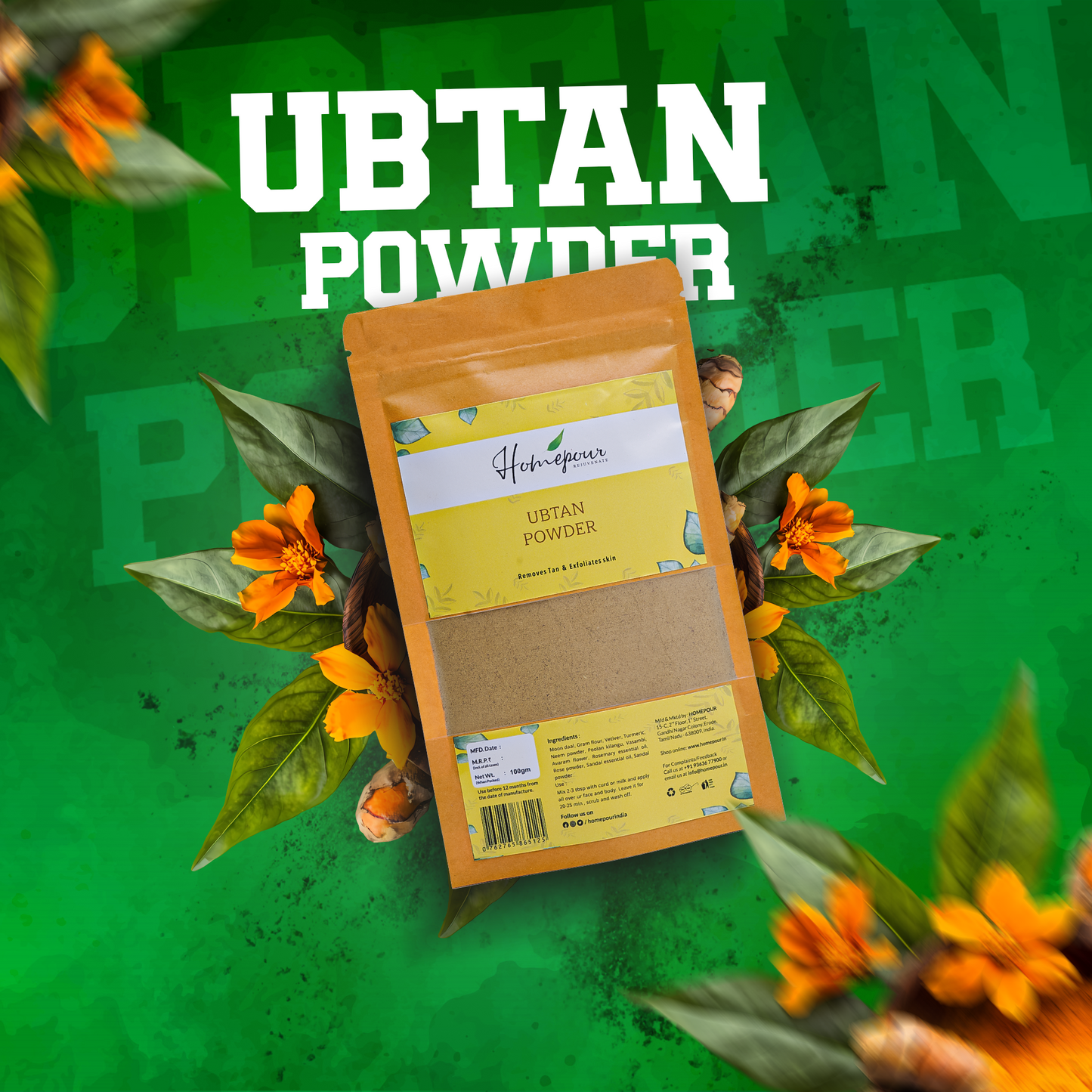 Ubtan Powder - Herbal Bath