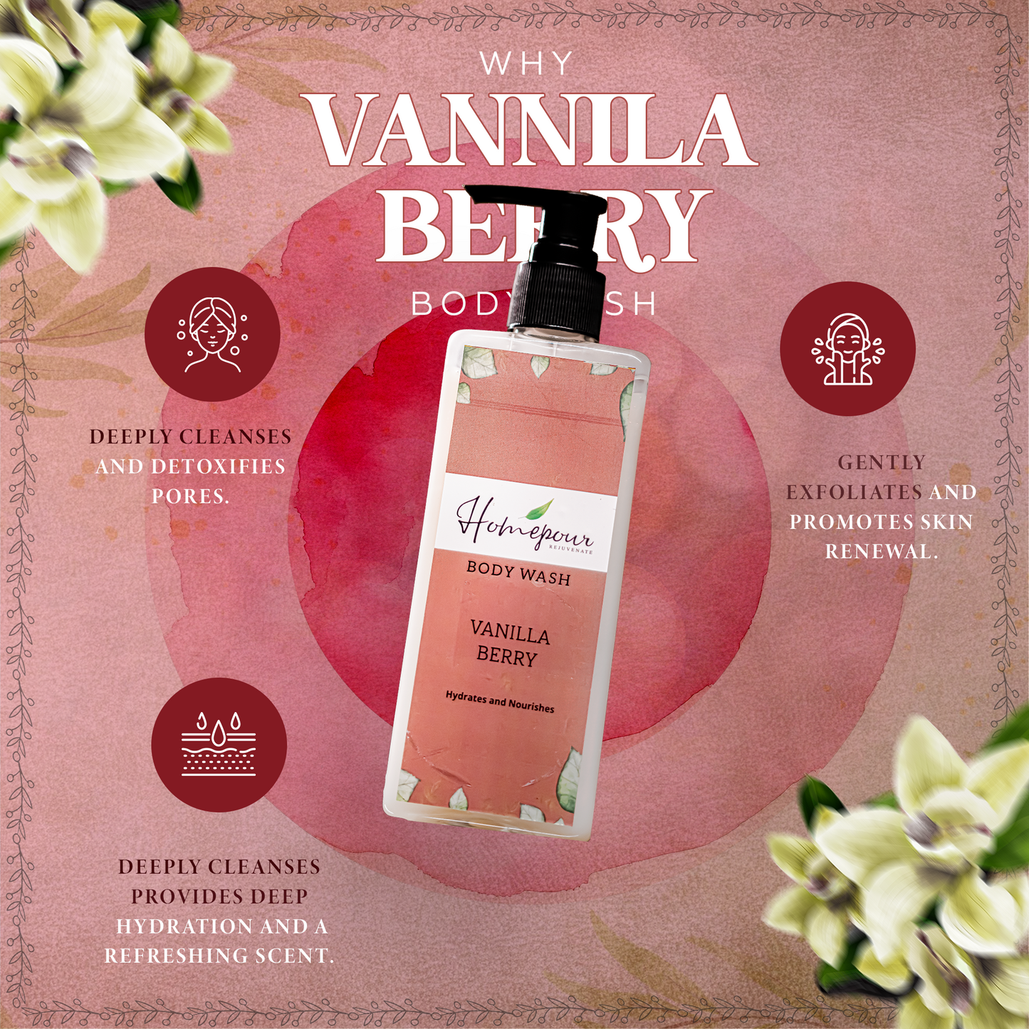 Vannila Berry Body Wash